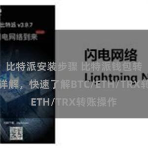 比特派安装步骤 比特派钱包转账教程详解，快速了解BTC/ETH/TRX转账操作