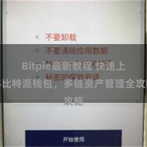 Bitpie最新教程 快速上手比特派钱包，多链资产管理全攻略