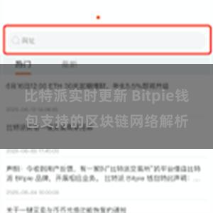 比特派实时更新 Bitpie钱包支持的区块链网络解析