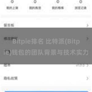 Bitpie排名 比特派(Bitpie)钱包的团队背景与技术实力