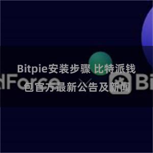 Bitpie安装步骤 比特派钱包官方最新公告及新闻