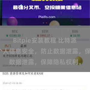 Bitpie安装教程 比特派隐私保护：个人信息安全，防止数据泄露，保障隐私权利。