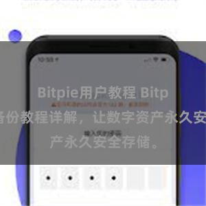Bitpie用户教程 Bitpie钱包备份教程详解，让数字资产永久安全存储。