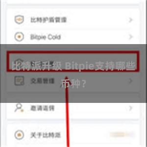 比特派升级 Bitpie支持哪些币种？