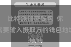 比特派加密钱包  你需要输入摄取方的钱包地址