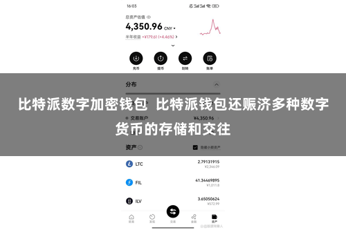 比特派数字加密钱包  比特派钱包还赈济多种数字货币的存储和交往