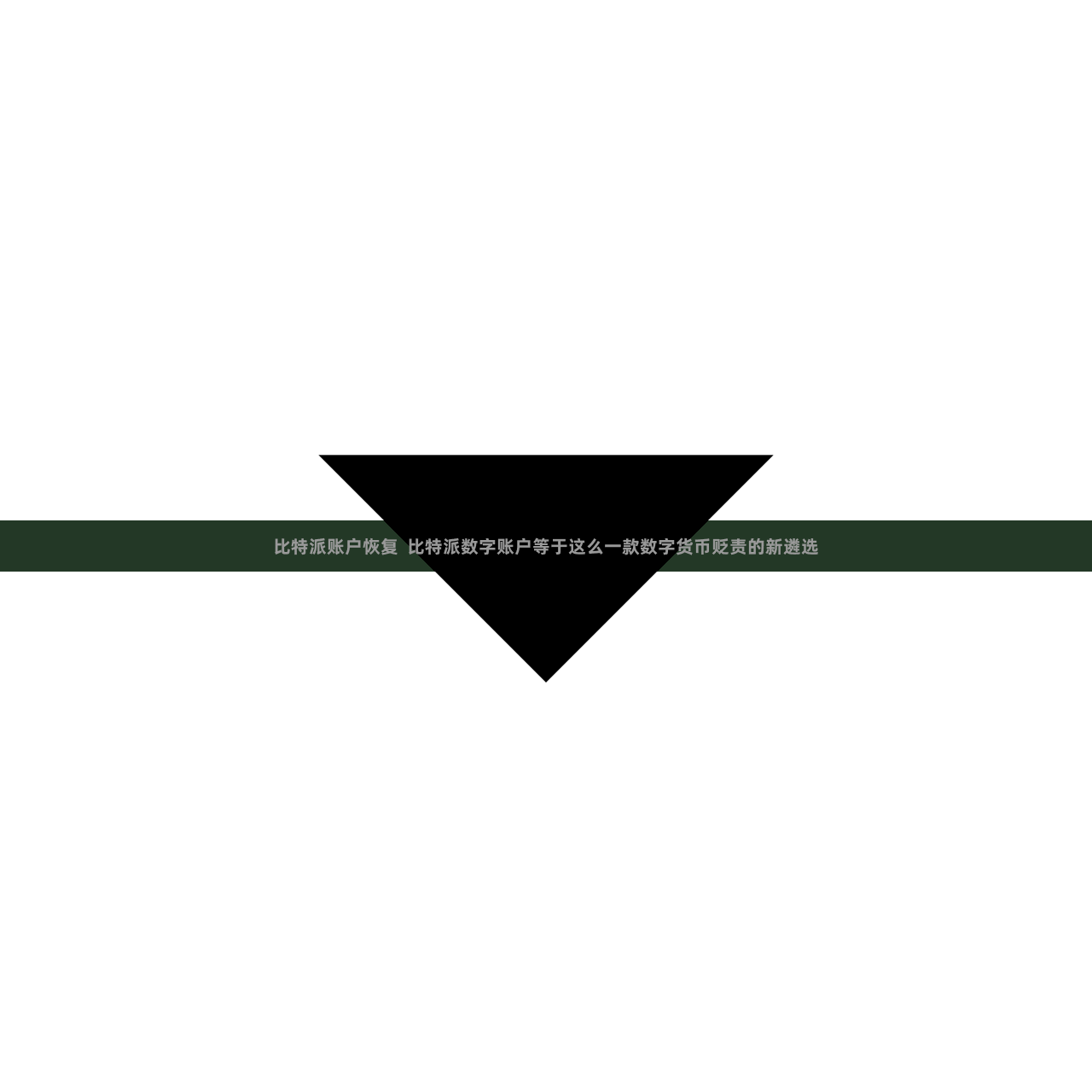 比特派账户恢复  比特派数字账户等于这么一款数字货币贬责的新遴选
