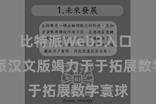 比特派Web3入口  比特派汉文版竭力于于拓展数字寰球
